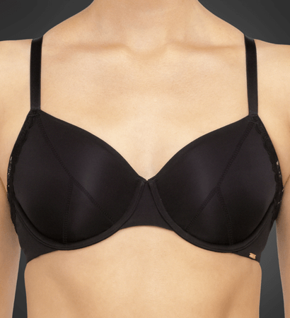Ava Everyday Bra Black B-GG Cup