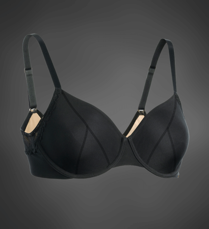 Ava Everyday Bra Black B-GG Cup