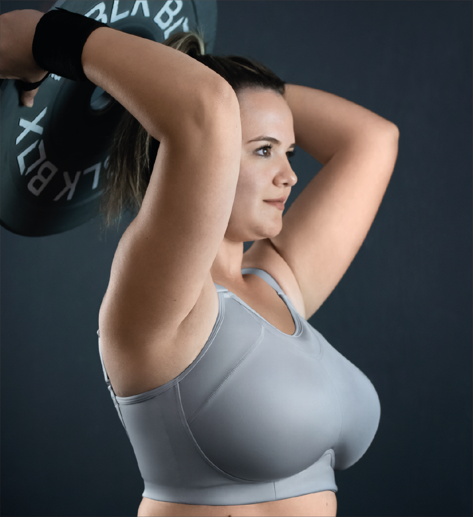 Grey Sports Bra