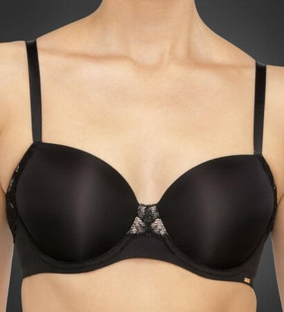 Kelly T-Shirt Bra Black A-GG Cup