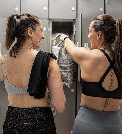 No Bounce Grey Sports Bra