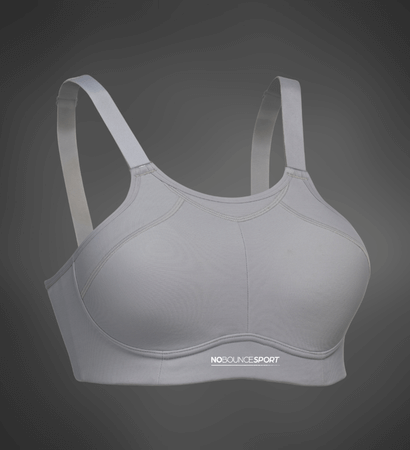 No Bounce Grey Sports Bra