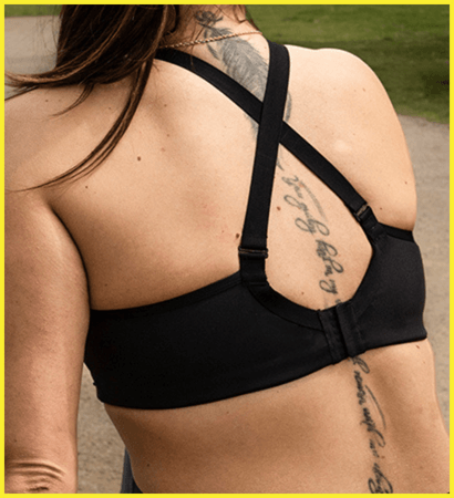 No Bounce Black Sports Bra
