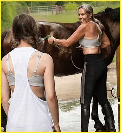 No Bounce Grey Sports Bra