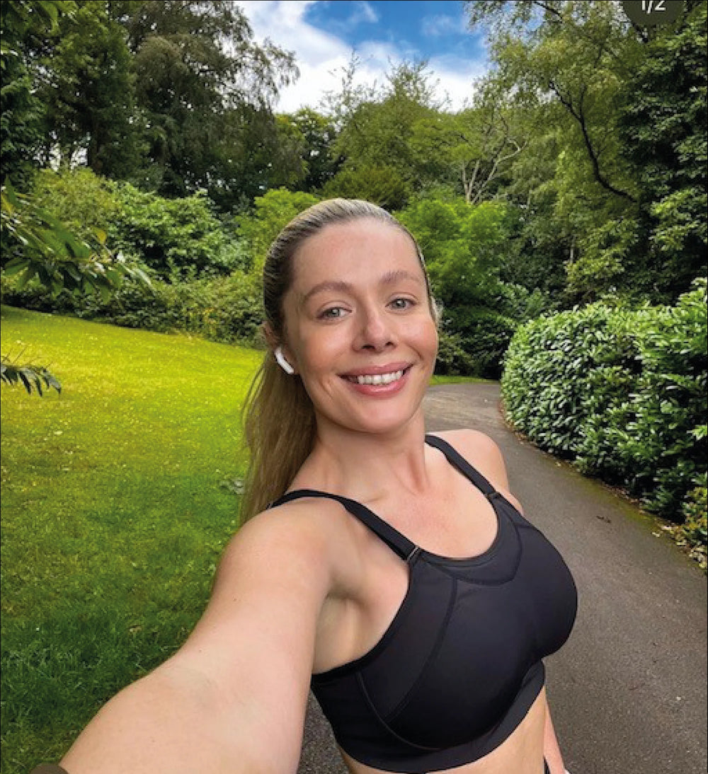 No Bounce Black Sports Bra